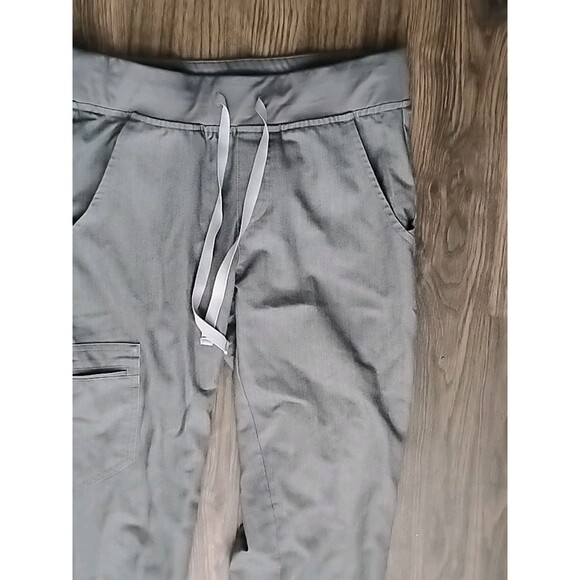 Figs Technical Collection Zamora Scrub Pants Women's Size Small Dark Gray - Picture 3 of 9